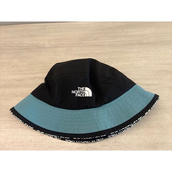 The North Face Mens Sz S/M Cypress Bucket Hat Black Blue Reef Waters - Picture 6 of 6